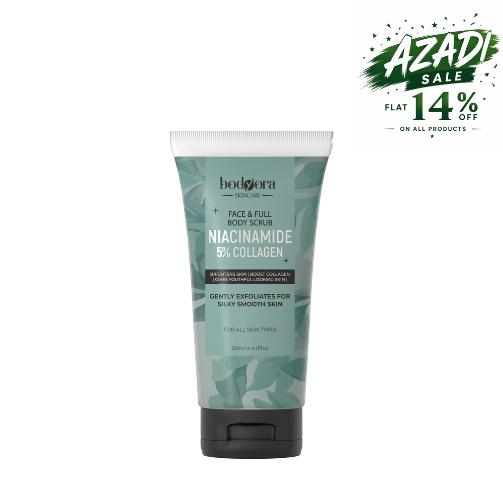 Niacinamide 5% Collagen Face & Full Body Scrub