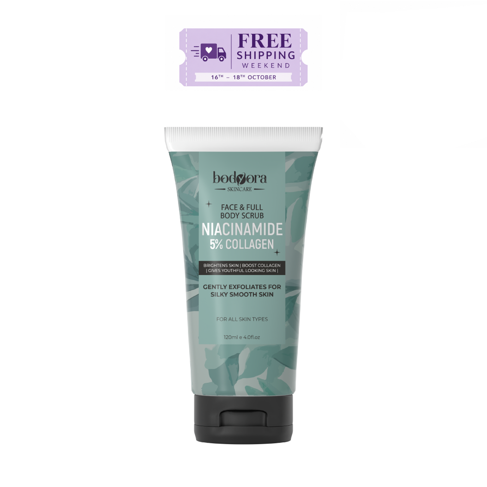 Niacinamide 5% Collagen Face & Full Body Scrub