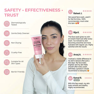 Gluta Whitening Face Wash